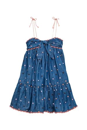 Abito in denim ricamato Awaken ZIMMERMANN KIDS | 6186DRS261PKD